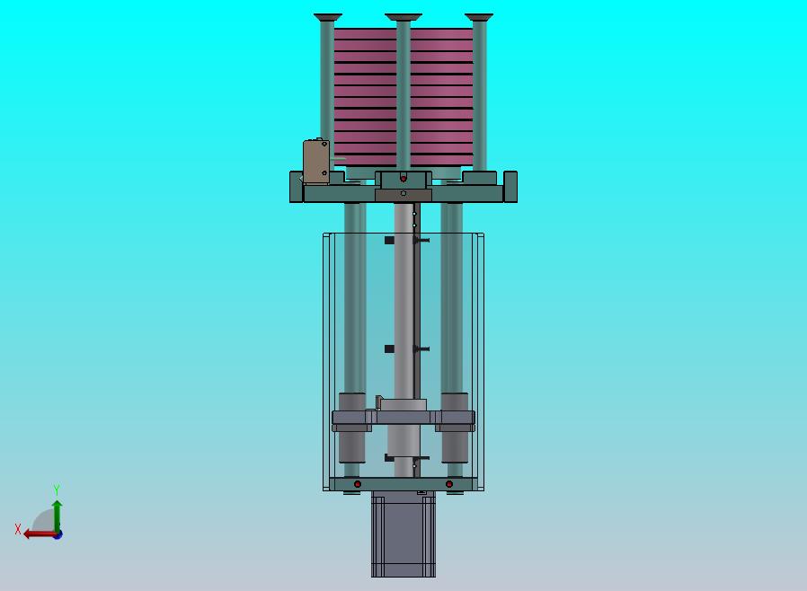 丝杠步进电机的顶升机构