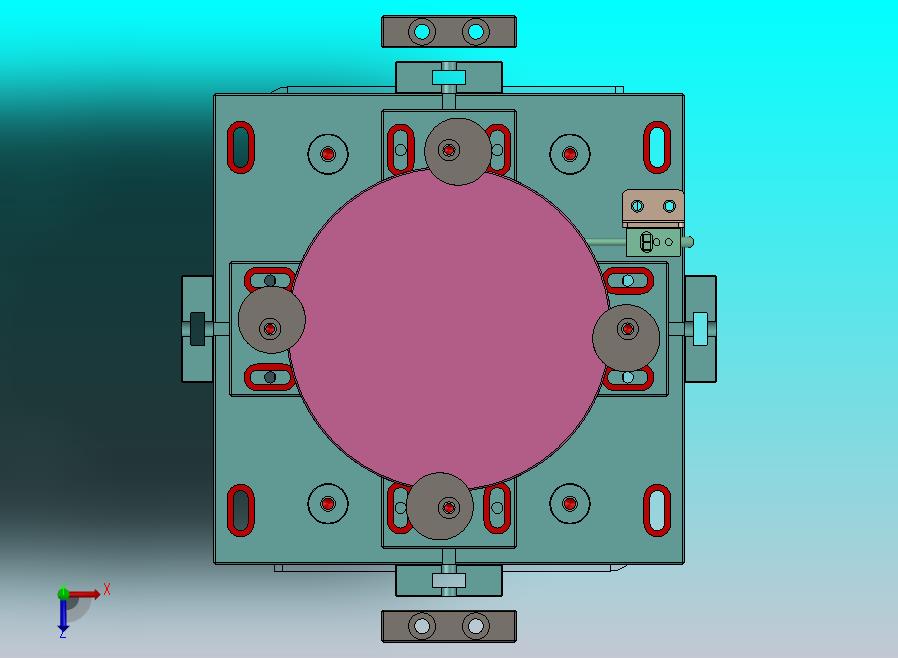 丝杠步进电机的顶升机构