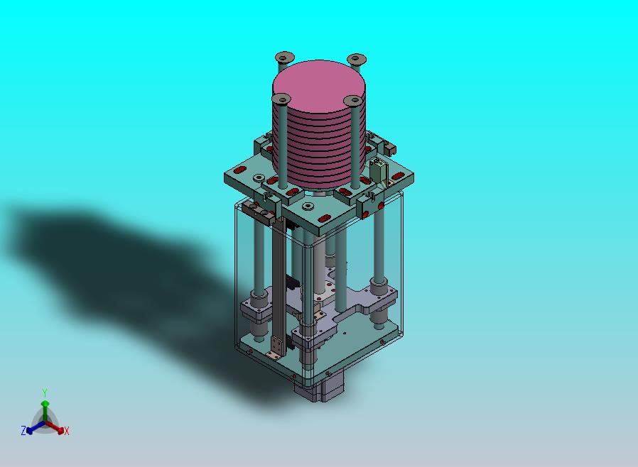 丝杠步进电机的顶升机构