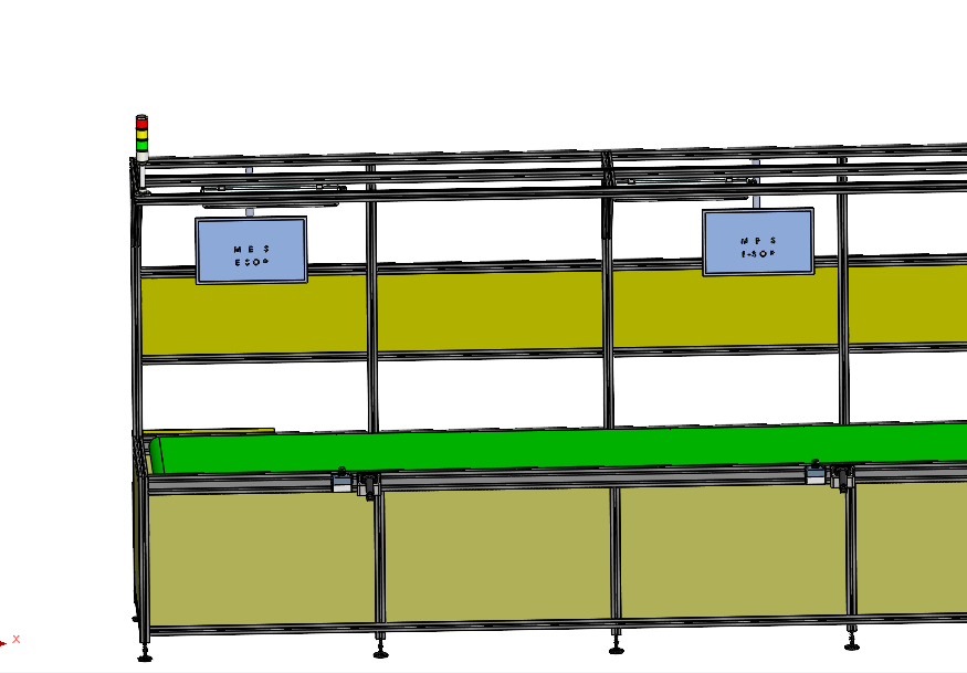 皮带线，搭配交流电机驱动