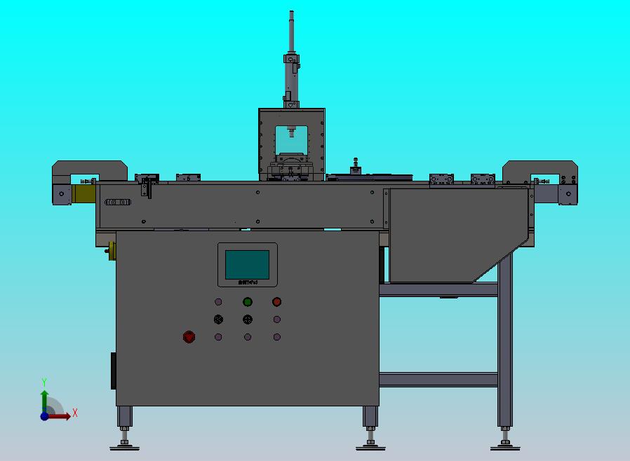 产品翻转传送流水线