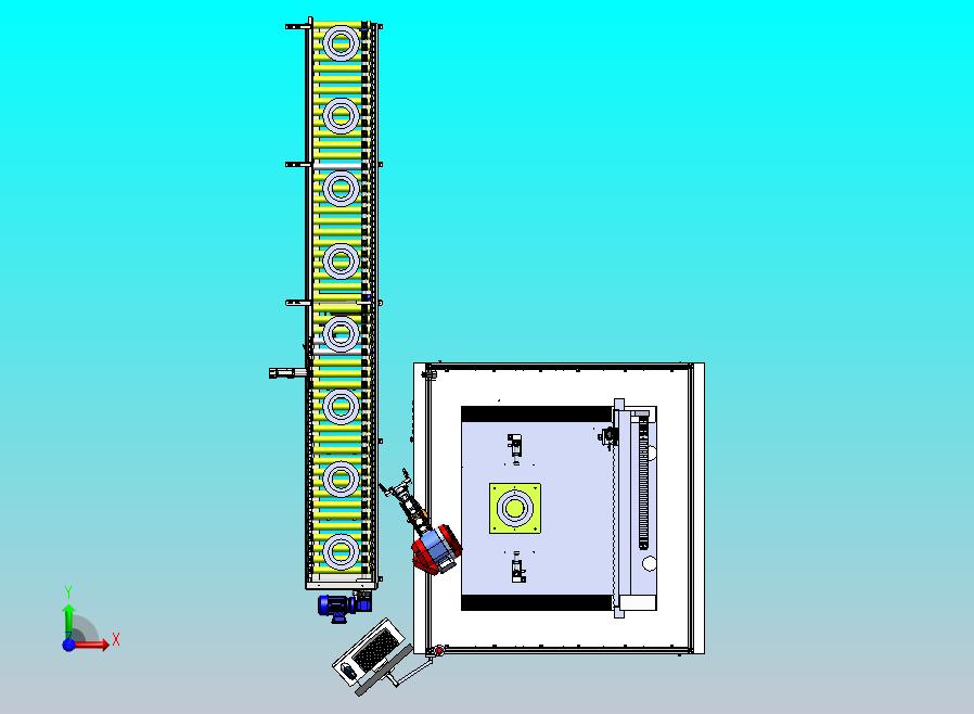 铸造件自动送料龙门视觉检测机