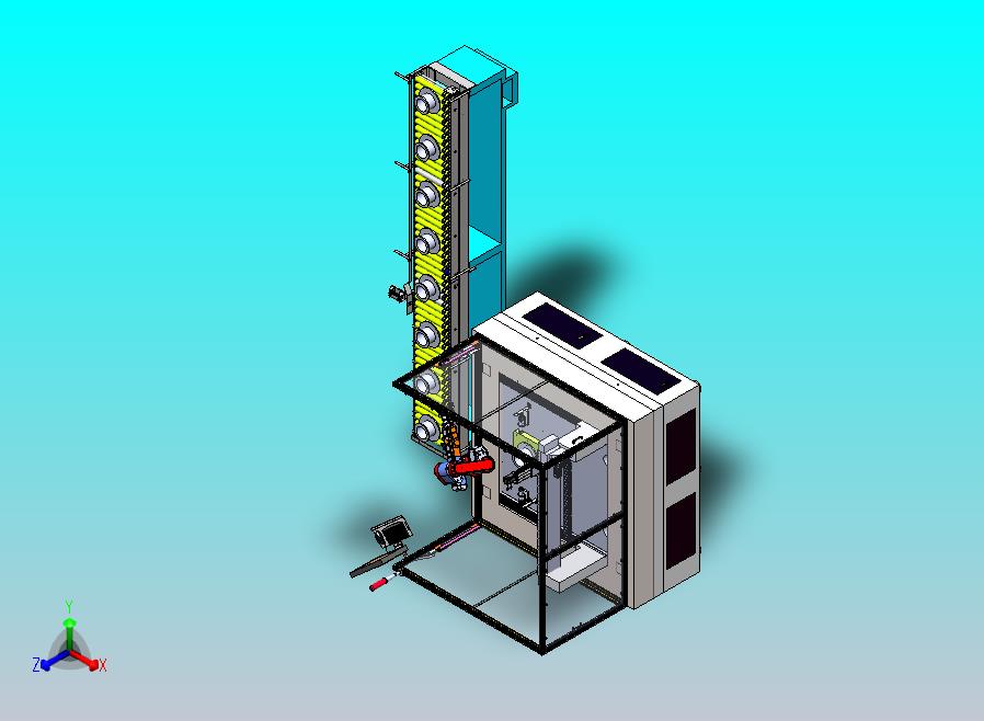 铸造件自动送料龙门视觉检测机