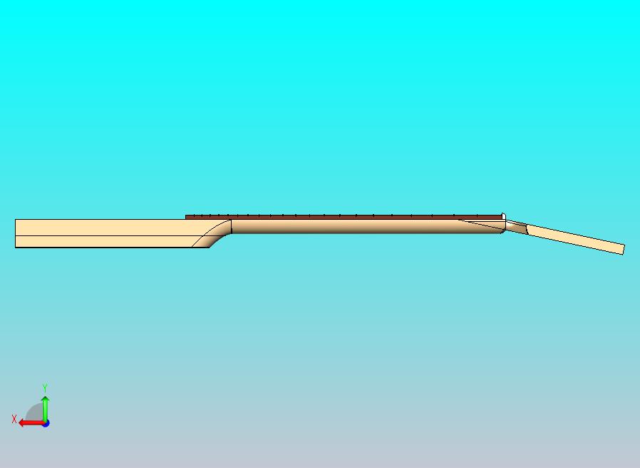 CBG 吉他琴颈毛坯 25.5 英寸音阶