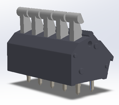 KF243-5.0 弹簧端子