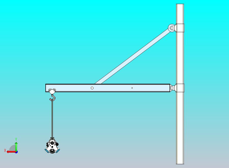 发动机起重机臂架
