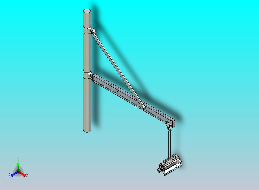 发动机起重机臂架