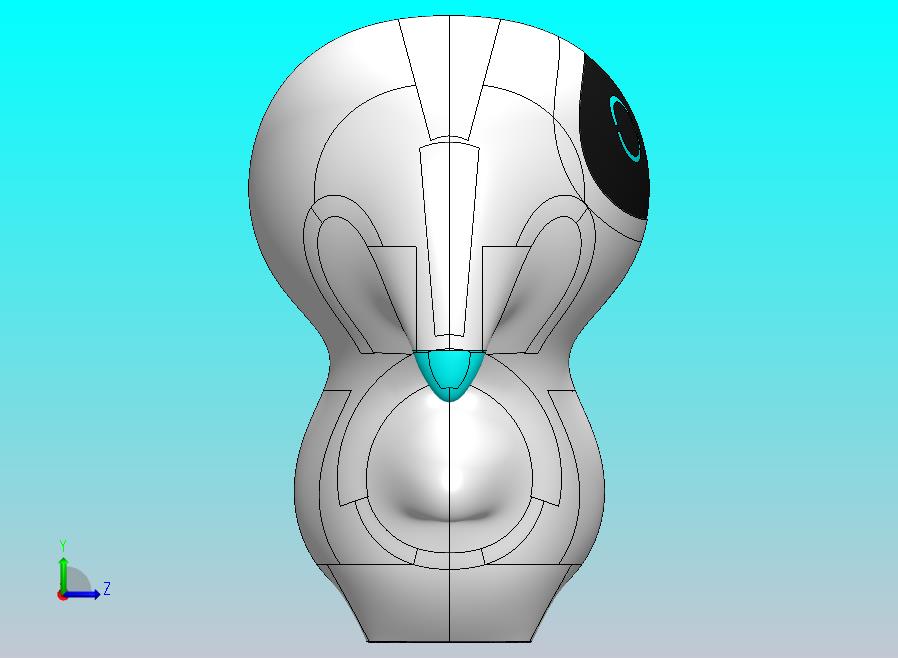 可爱的小机器人