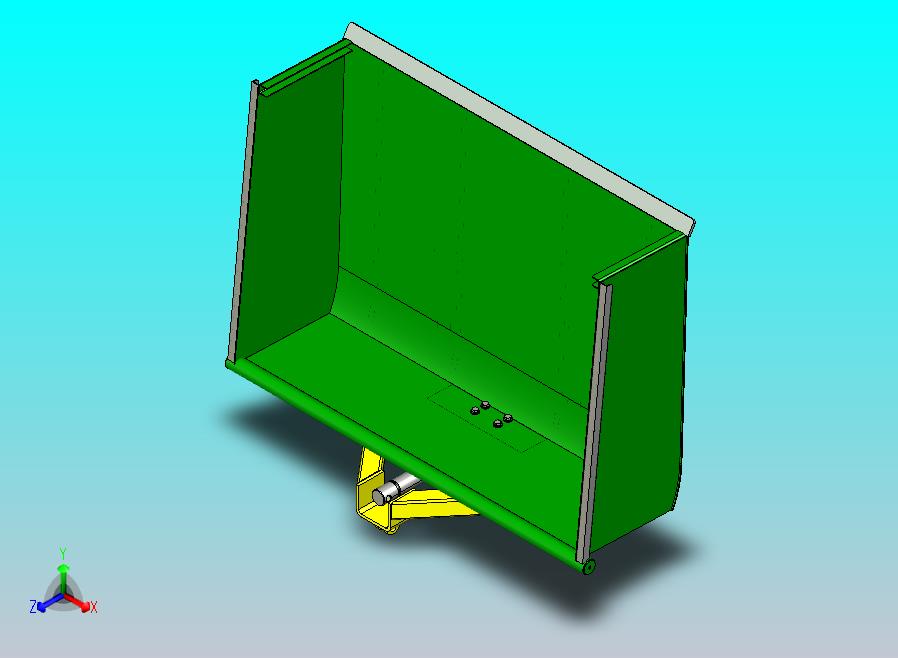 倾斜式拖拉机运输箱