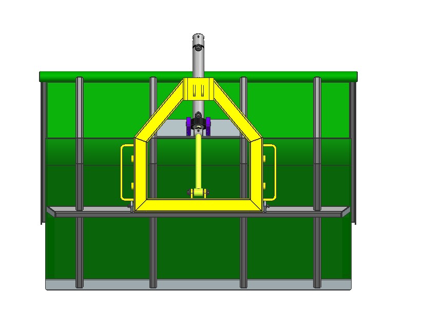 倾斜式拖拉机运输箱