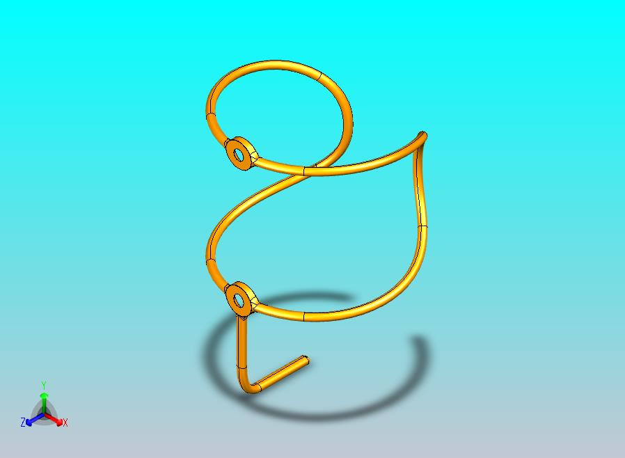 中空3D打印水壶架