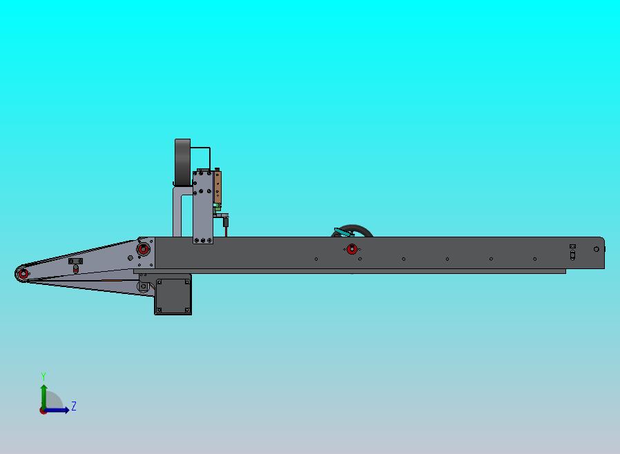 手动调宽皮带输送机