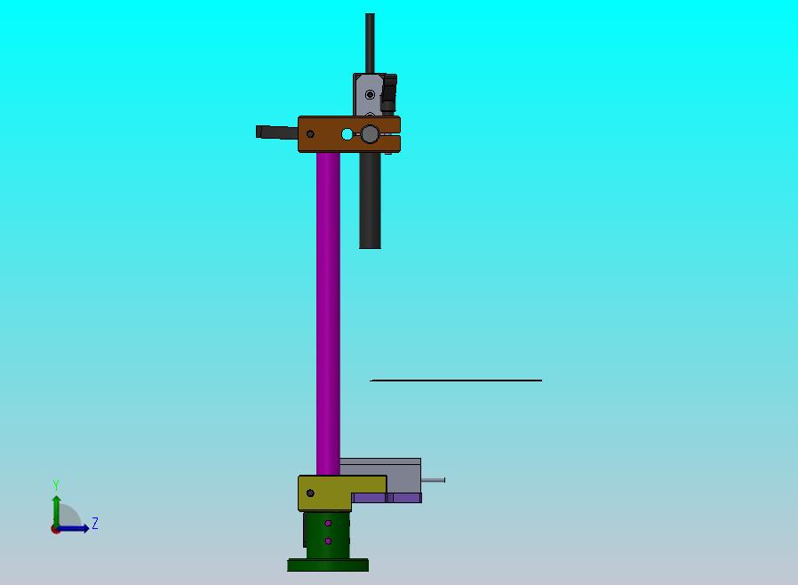 视觉系统调整机架