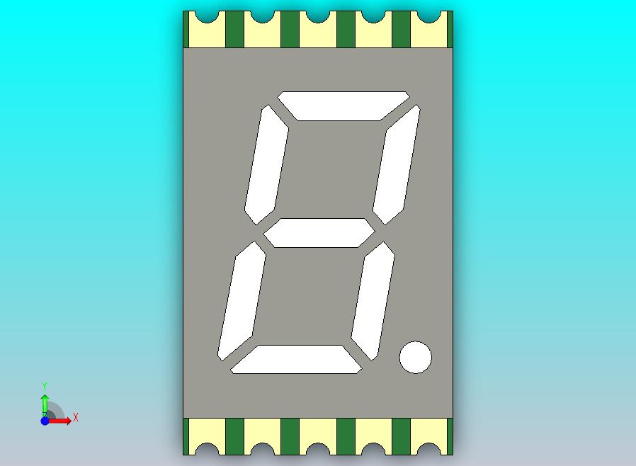 GS3011 7段显示器