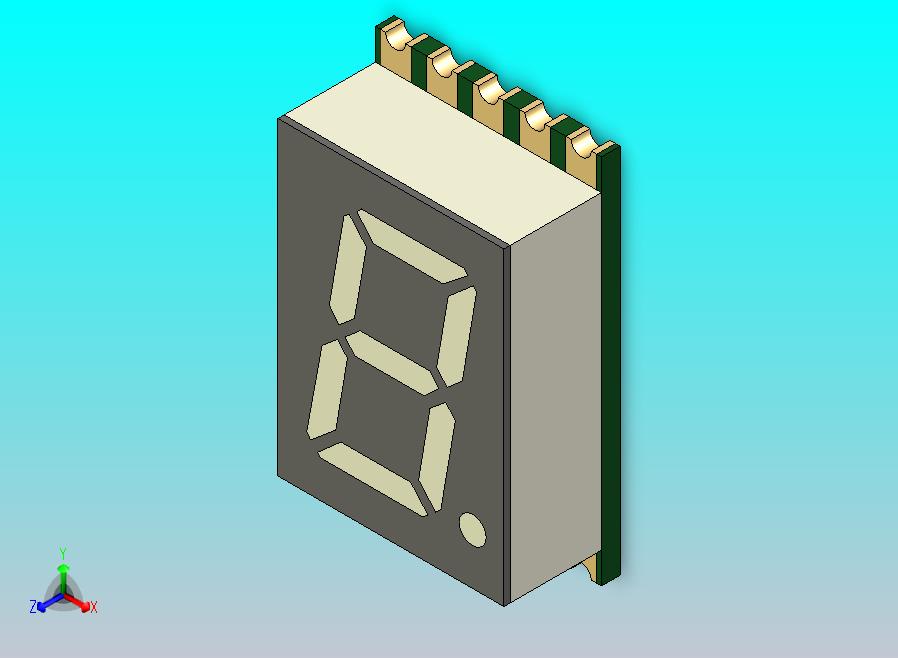 GS3011 7段显示器