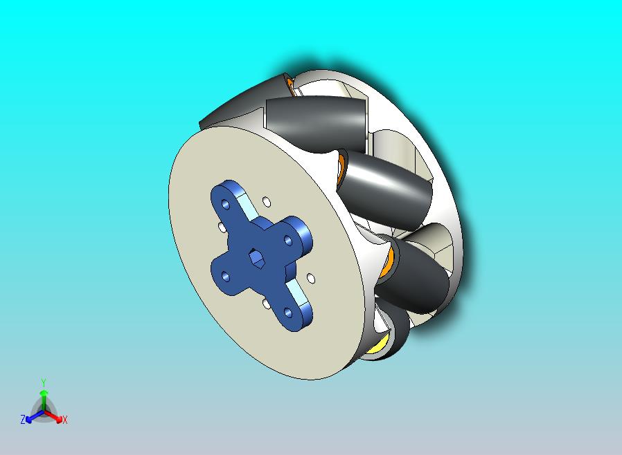 109mm麦克纳姆轮