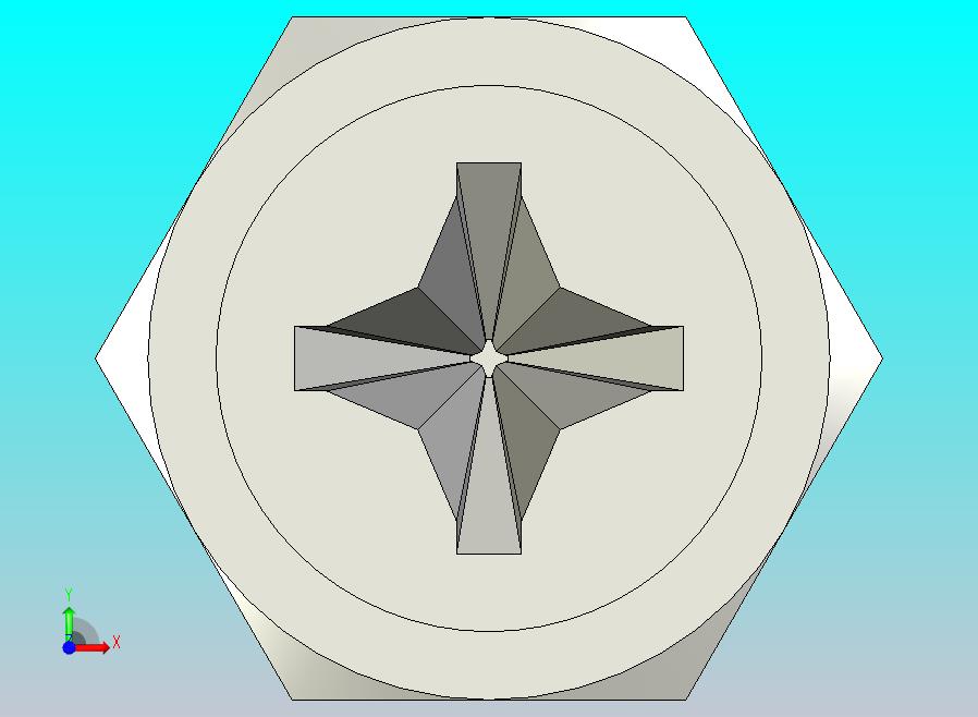 GB29.2-88 十字槽凹穴六角头螺栓