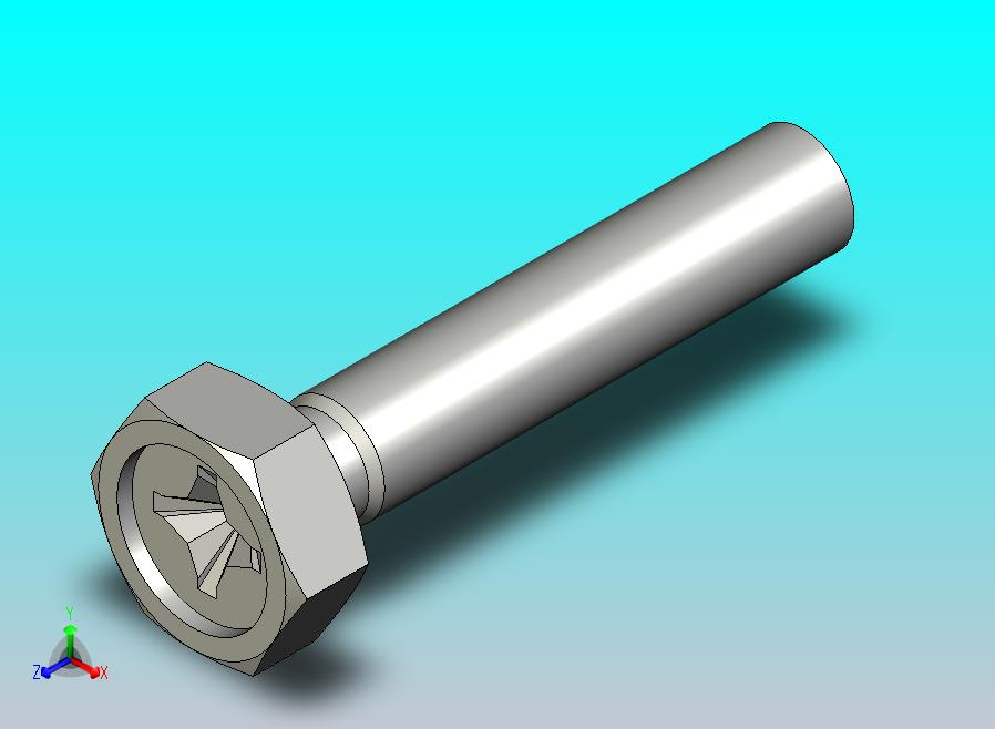 GB29.2-88 十字槽凹穴六角头螺栓