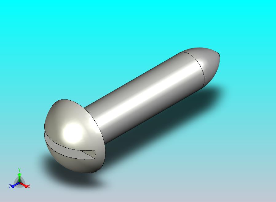 GB99-86 开槽半圆头木牙螺钉