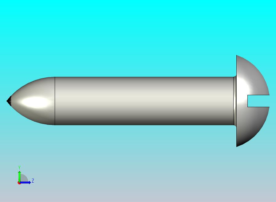 GB99-86 开槽半圆头木牙螺钉
