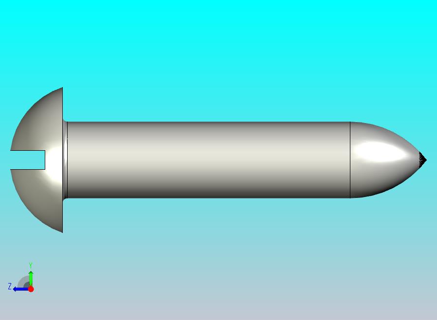 GB99-86 开槽半圆头木牙螺钉