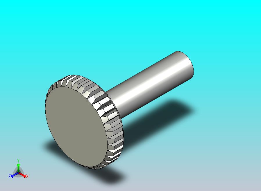 GB835-88 滚花平头螺钉