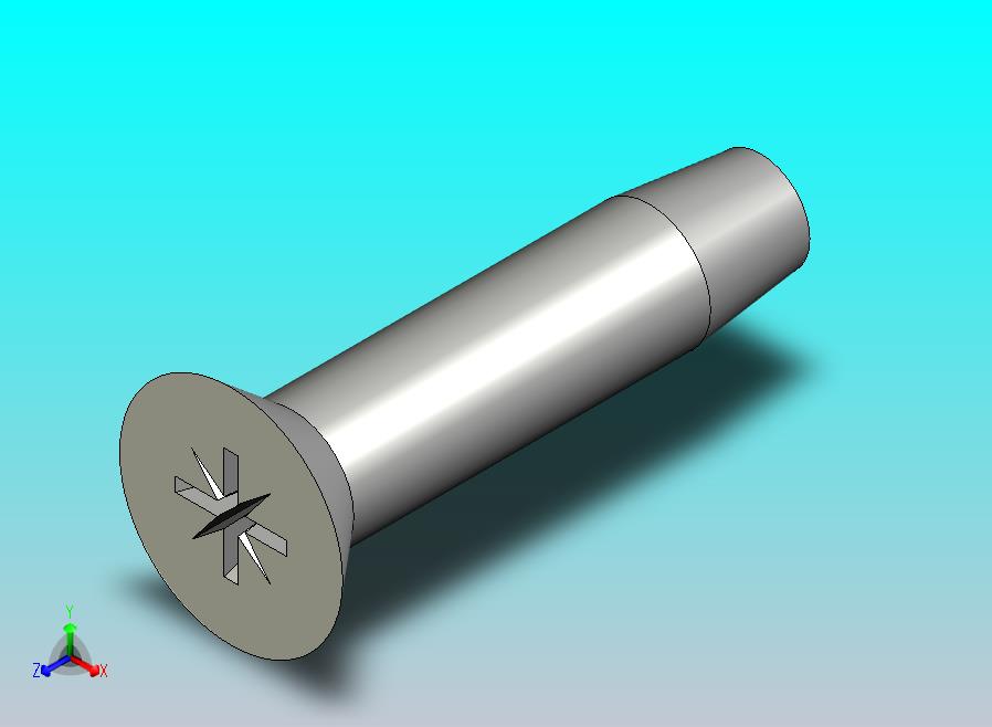 GB846_FZ-85 Z型槽F型沉头自攻螺钉