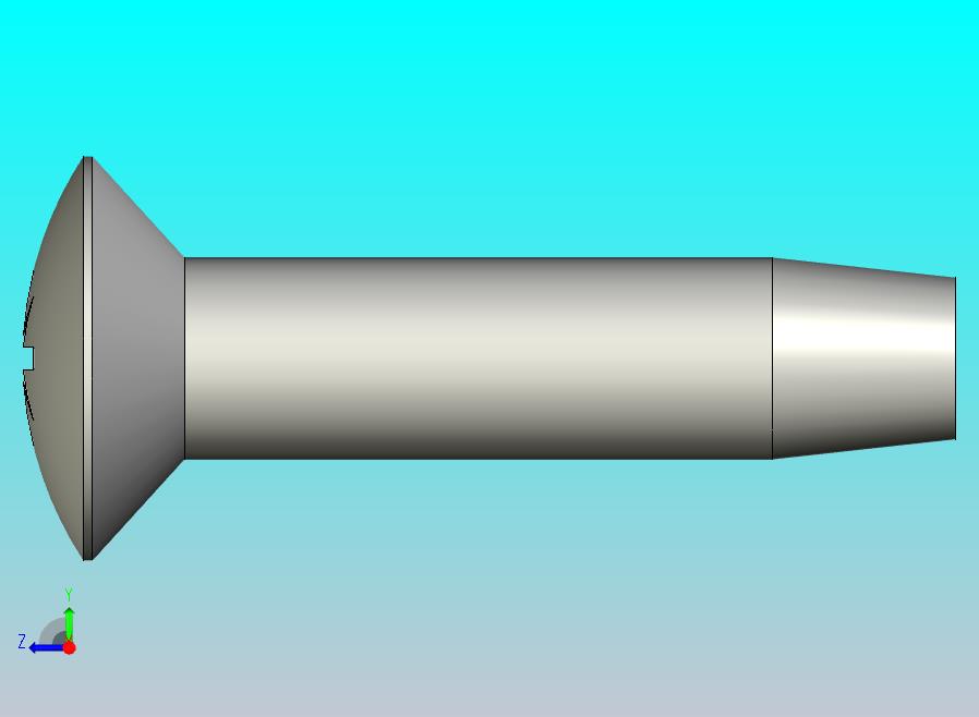 GB847_FZ-85 Z型槽F型半沉头自攻螺钉