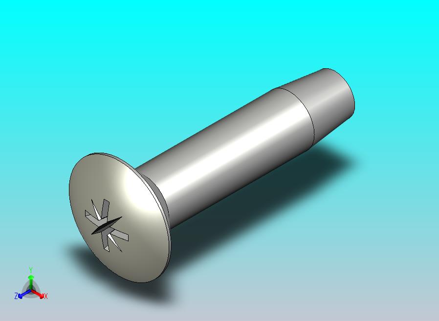 GB847_FZ-85 Z型槽F型半沉头自攻螺钉