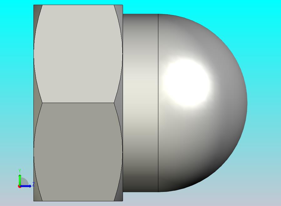 GB923_A-88 盖形螺母,A级