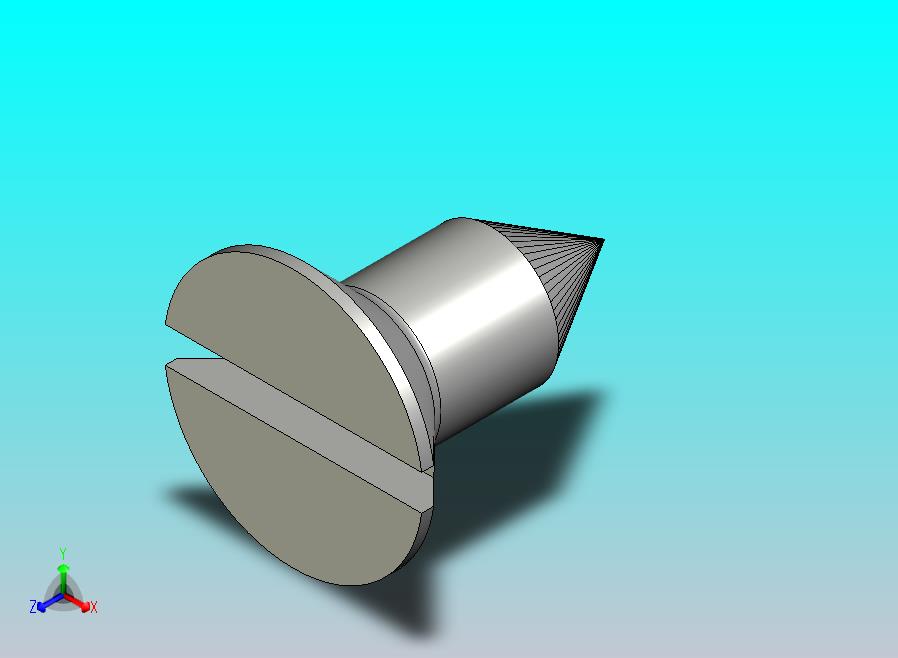 GB5283_C-85 开槽沉头自攻螺钉,C型