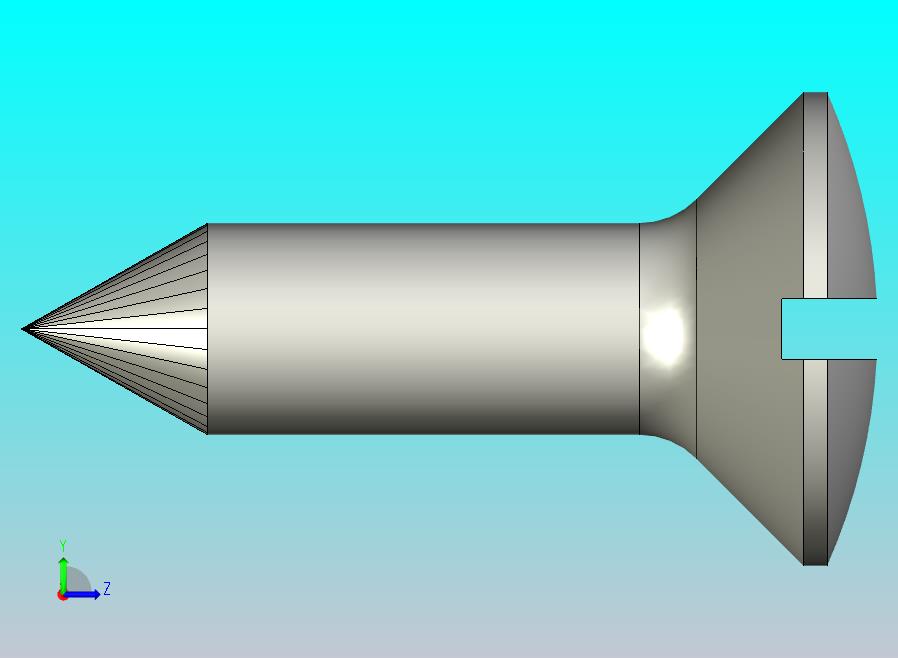 GB5284_C-85 开槽半沉头自攻螺钉,C型