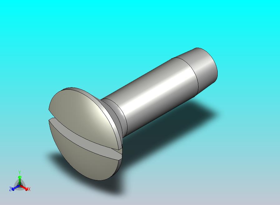 GB5284_F-85 开槽半沉头自攻螺钉,C型