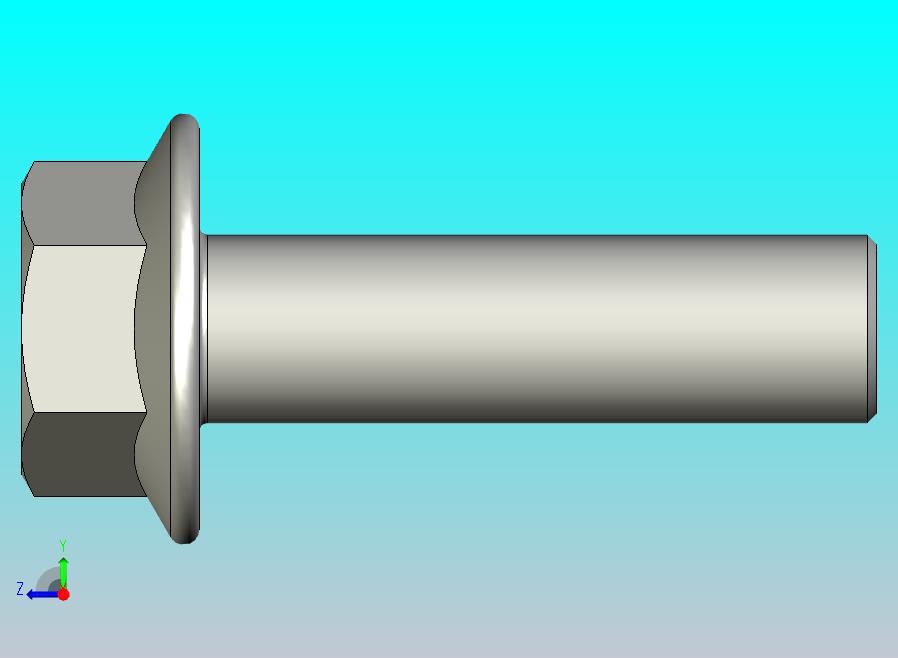 GB5789-86 六角法兰面螺栓 加大系列 B级
