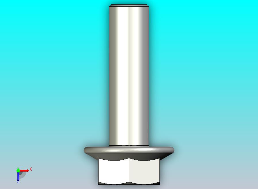 GB5789-86 六角法兰面螺栓 加大系列 B级