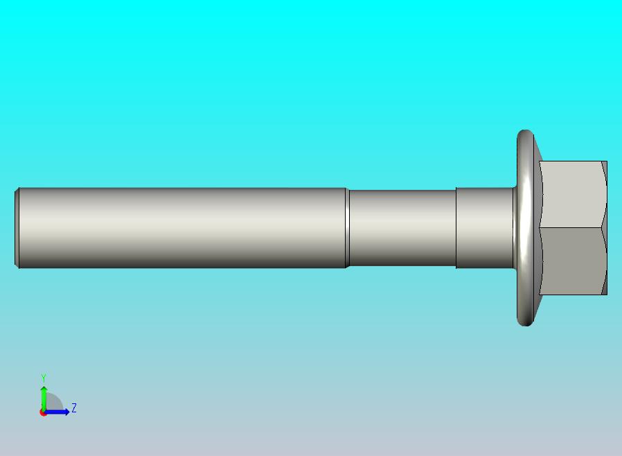 GB5790-86 六角法兰面螺栓 加大系列 细杆 B级