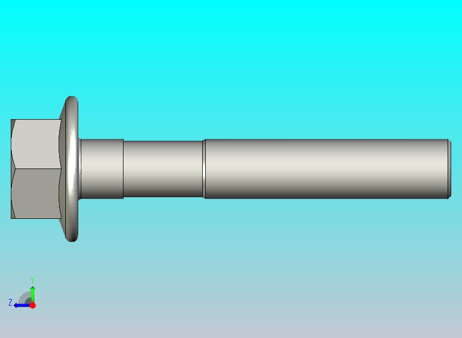 GB5790-86 六角法兰面螺栓 加大系列 细杆 B级
