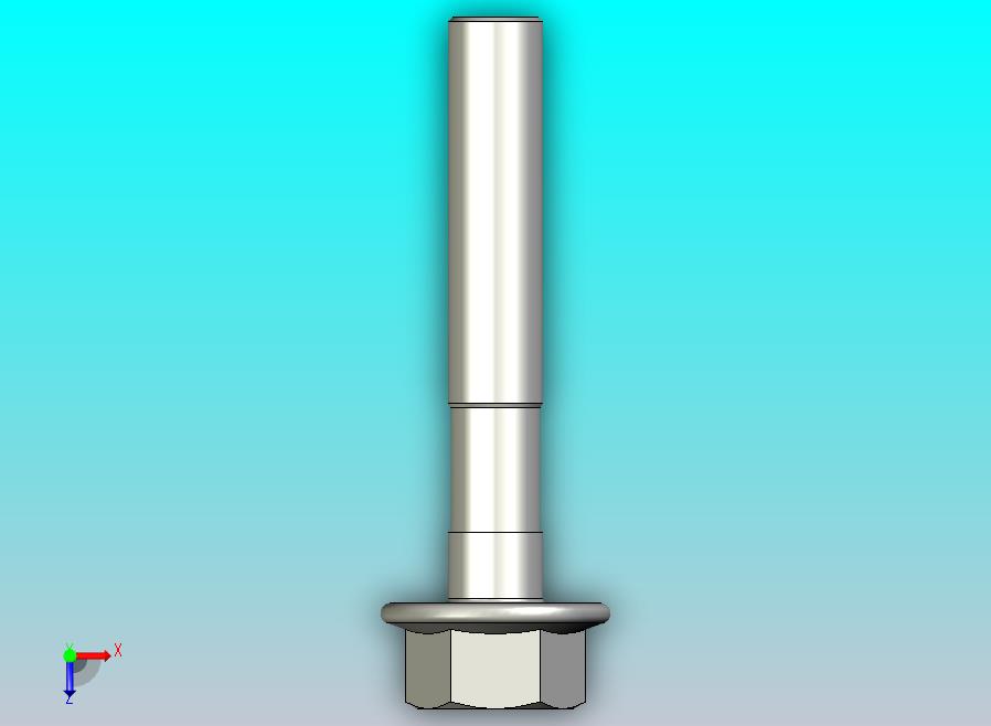 GB5790-86 六角法兰面螺栓 加大系列 细杆 B级