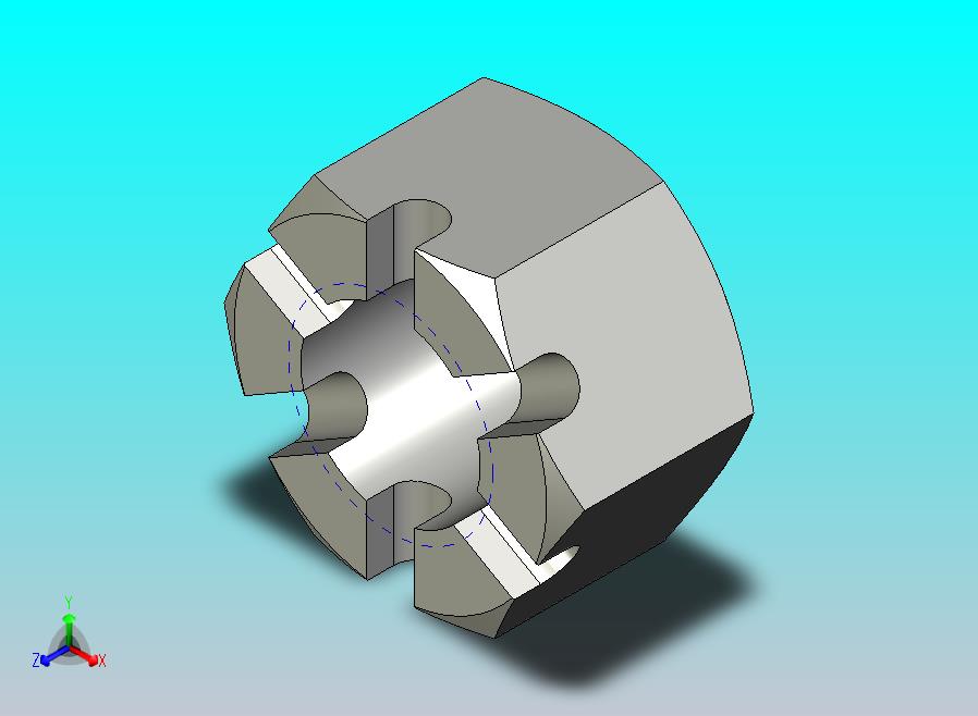 GB9459 细牙六角开槽薄螺母A级和B级