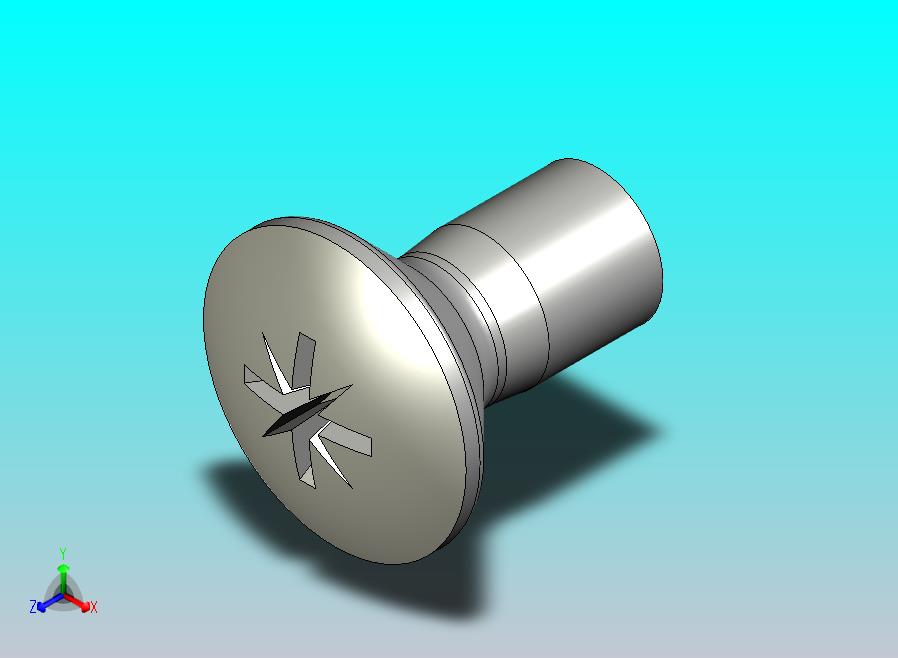 GB-T820_Z-2000 十字槽半沉头螺钉