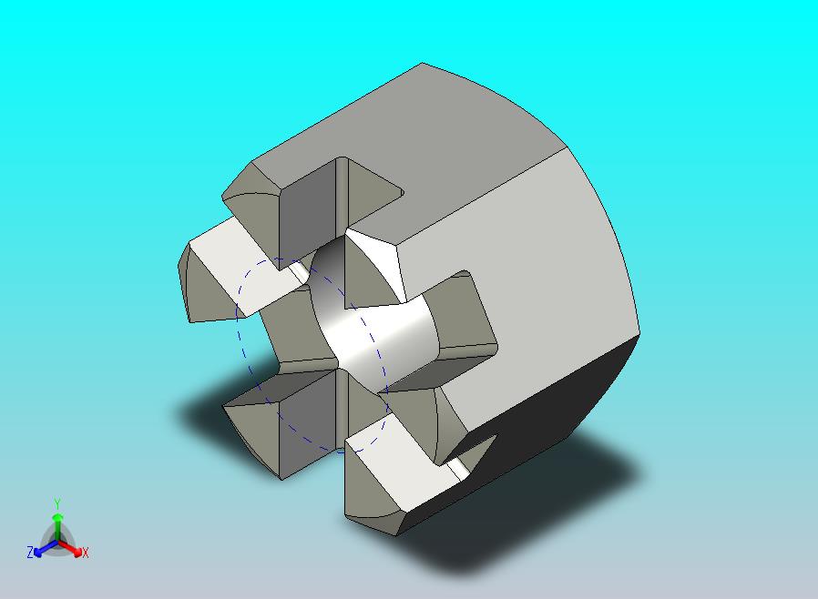 GB-T6179-1986 1型六角开槽螺母 C级