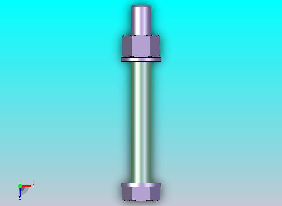 GB-T 5780-2000 六角头螺栓.prt