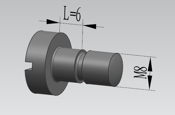 GB-T830-1988 开槽圆柱头轴位螺钉