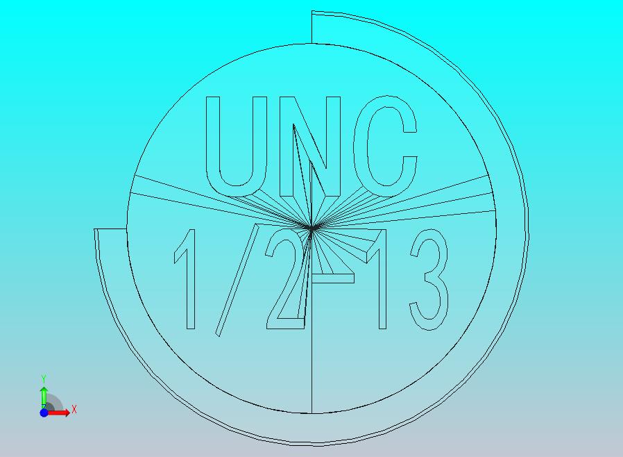 UNC螺牙1／2[12.7]