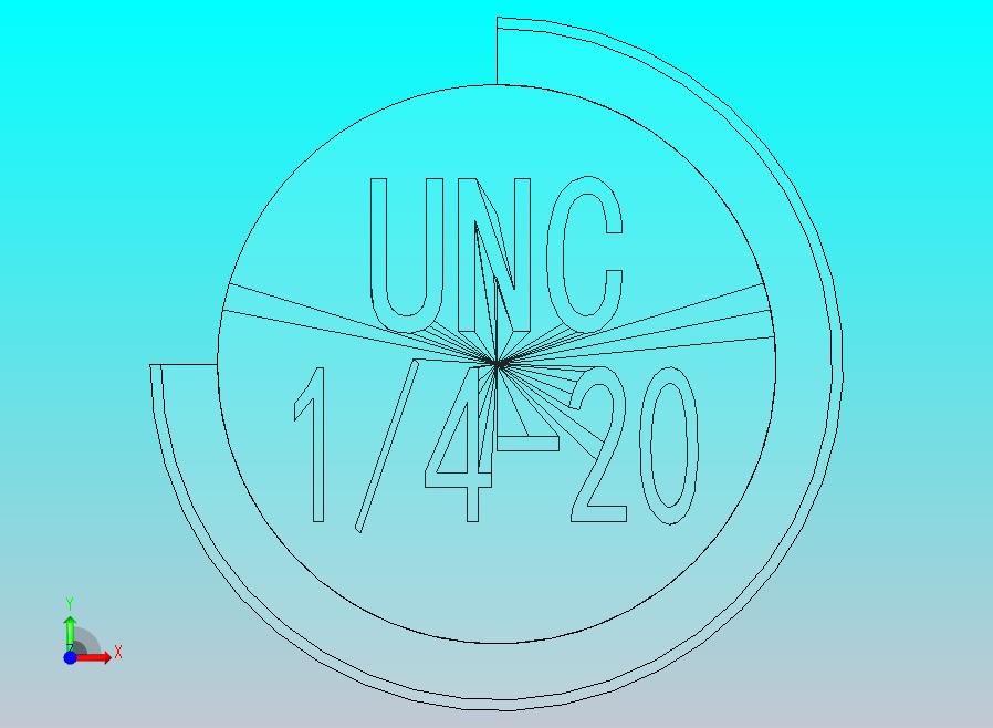 UNC螺牙1／4[6.35]