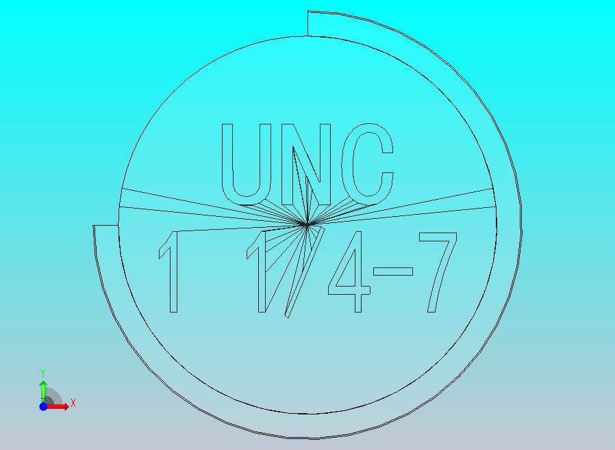 UNC螺牙1-1／4[31.75]