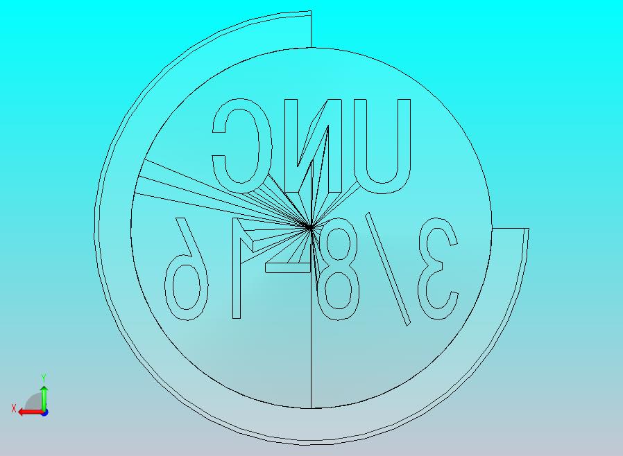 UNC螺牙3／8[9.53]