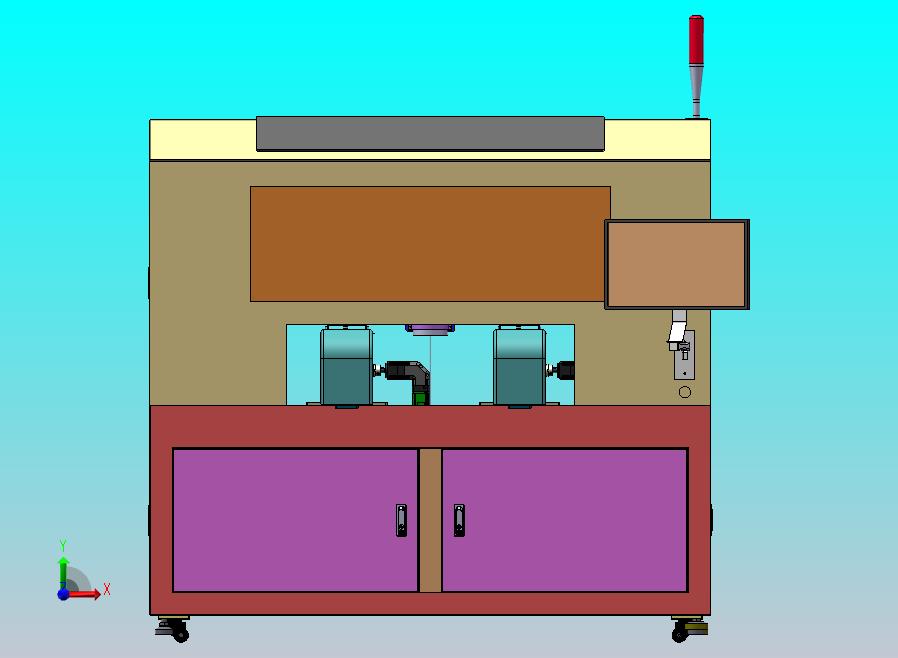 双工位链条定位输送检测机