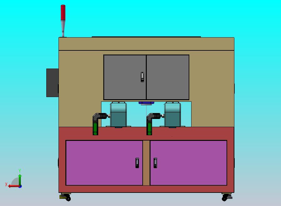 双工位链条定位输送检测机