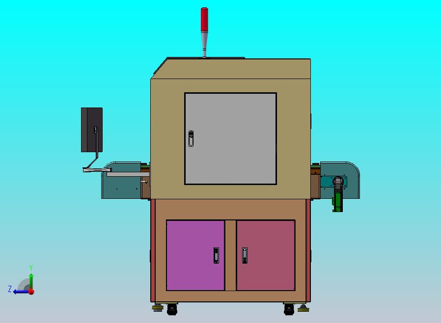 双工位链条定位输送检测机